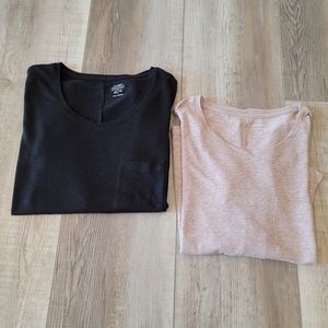 2 Old Navy Boyfriend Tunic Tops